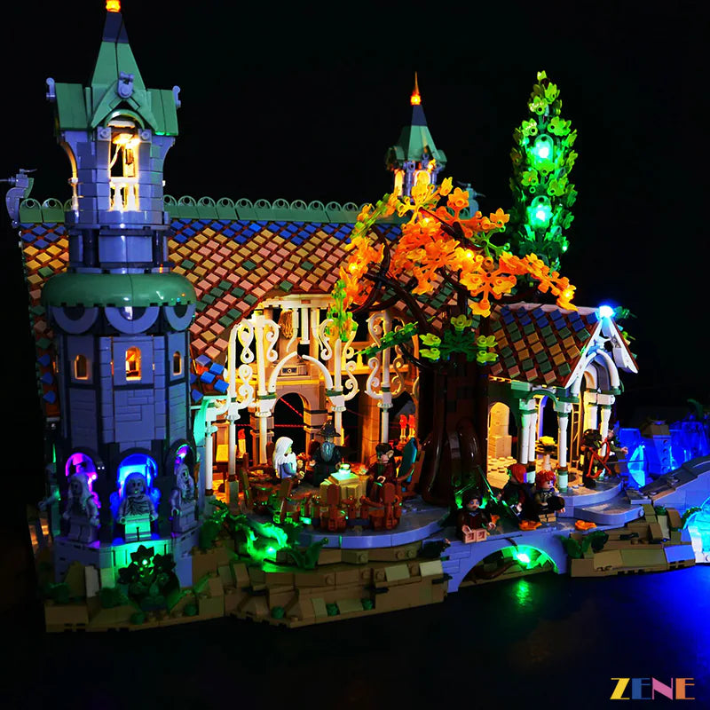 Kit de iluminación para LEGO RIVENDELL: El Señor de los Anillos n.° 10316 (versión 2)