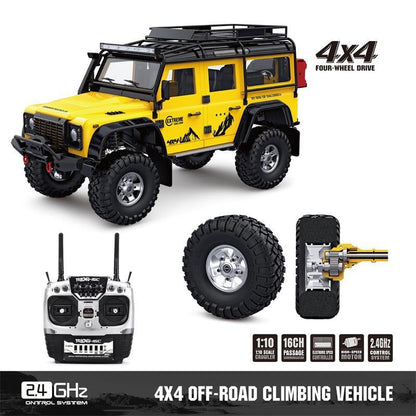 HG P411 4x4 RC Car 1:10 Off-road Climbing Vehicle With Winch Light Sound Effect Smoke