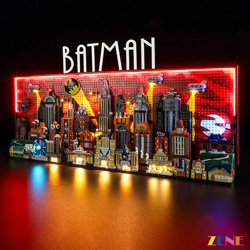 Kit de iluminación para LEGO Batman Gotham City n.° 76271: La serie animada (versión 2)