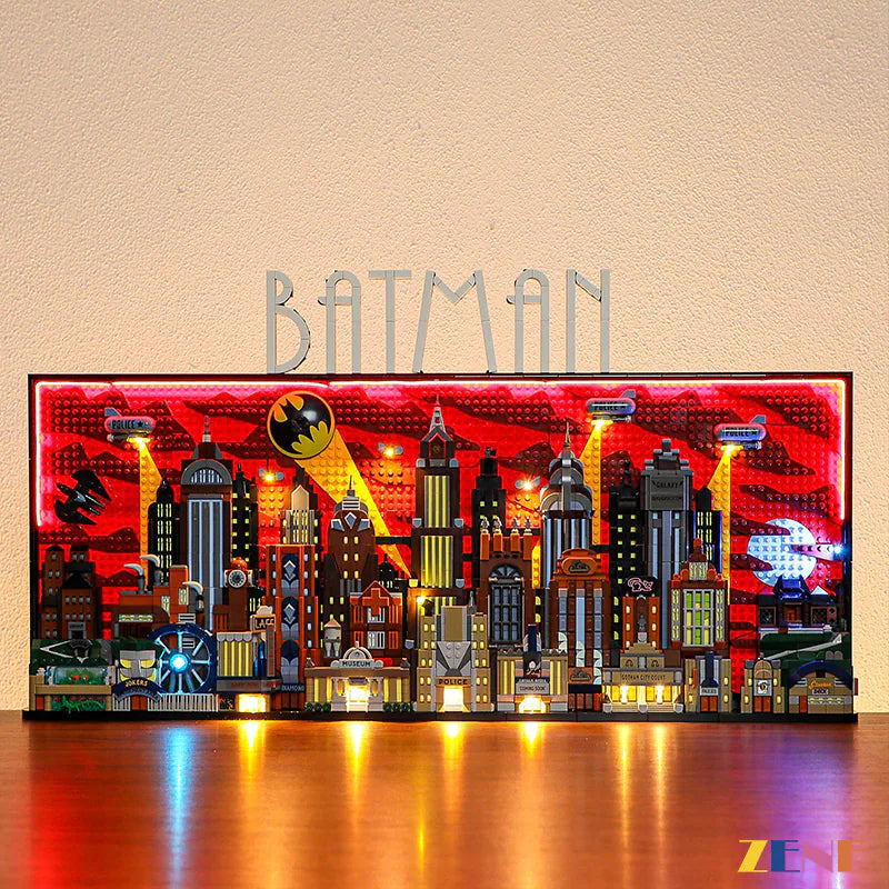 Kit de iluminación para LEGO Batman Gotham City n.° 76271: La serie animada (versión 2)