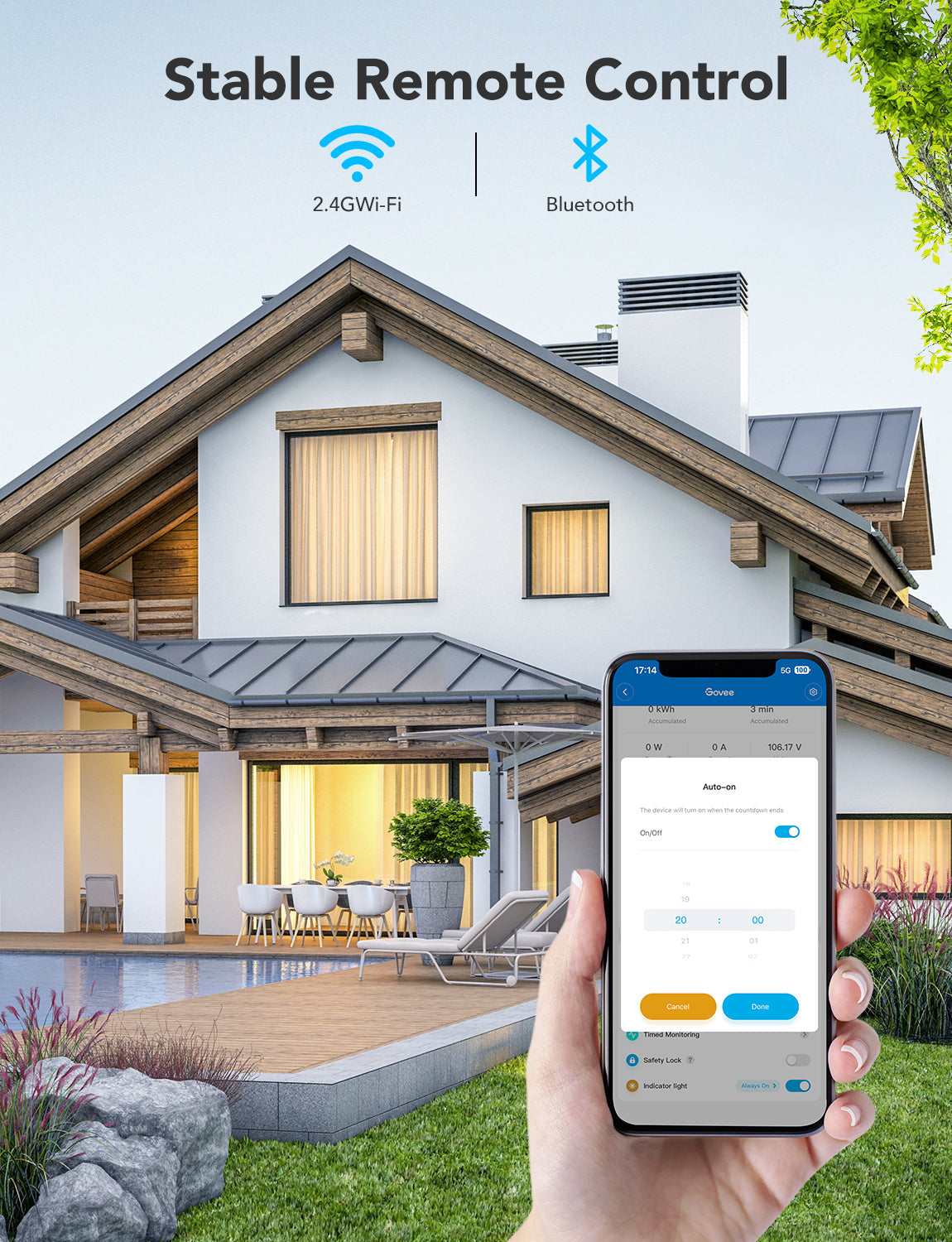 Govee Smart Plug Pro مع مراقبة الطاقة