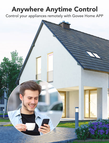Refurbished Govee Smart Plug Pro with Energy Monitoring