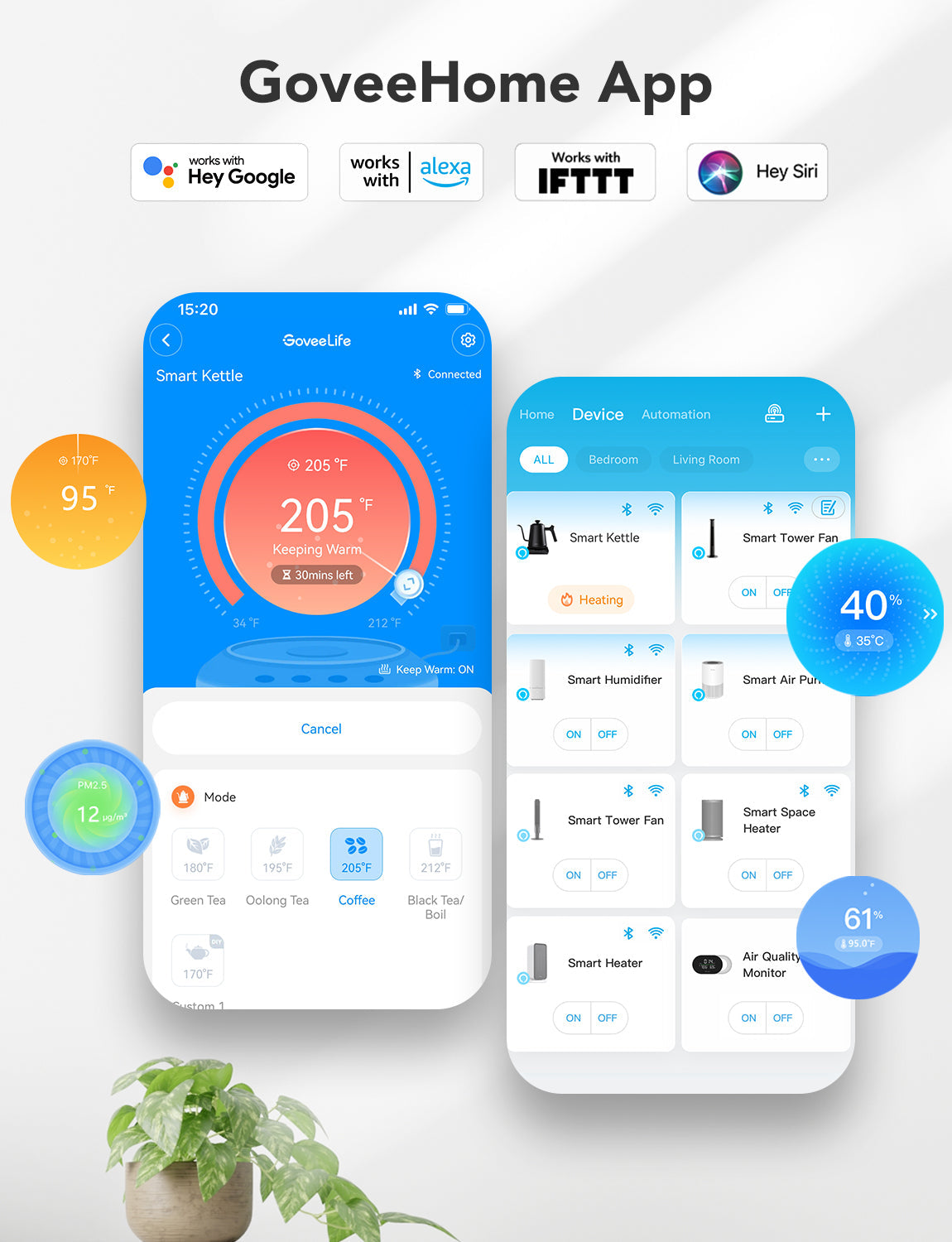 Refurbished GoveeLife Smart Electric Gooseneck Kettle