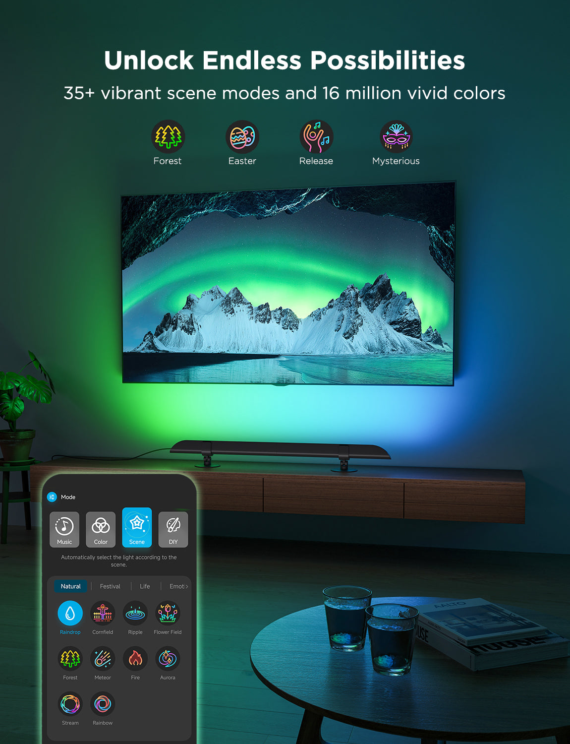 Refurbished Govee Smart TV Light Bar 2