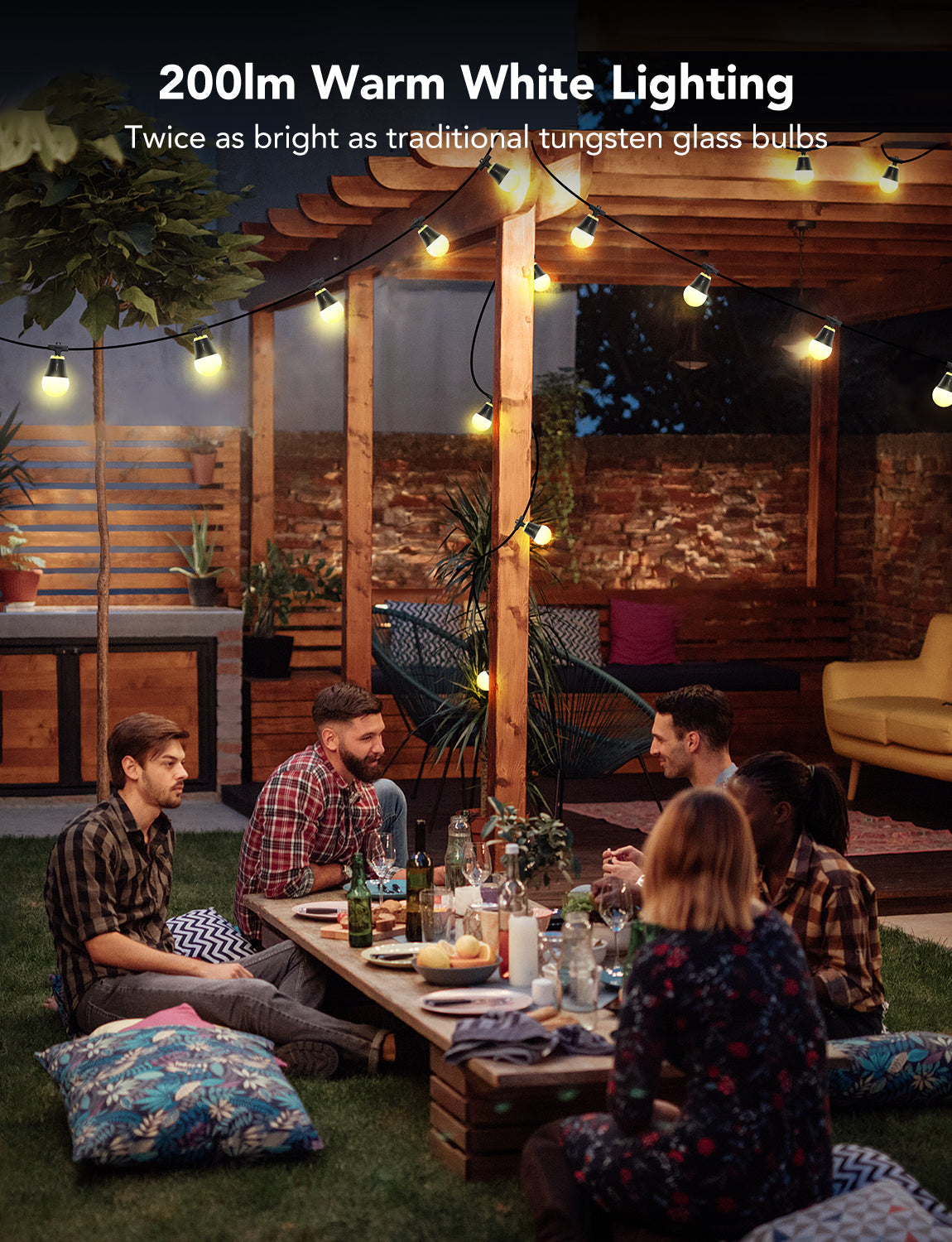 Refurbished Outdoor String Lights H1