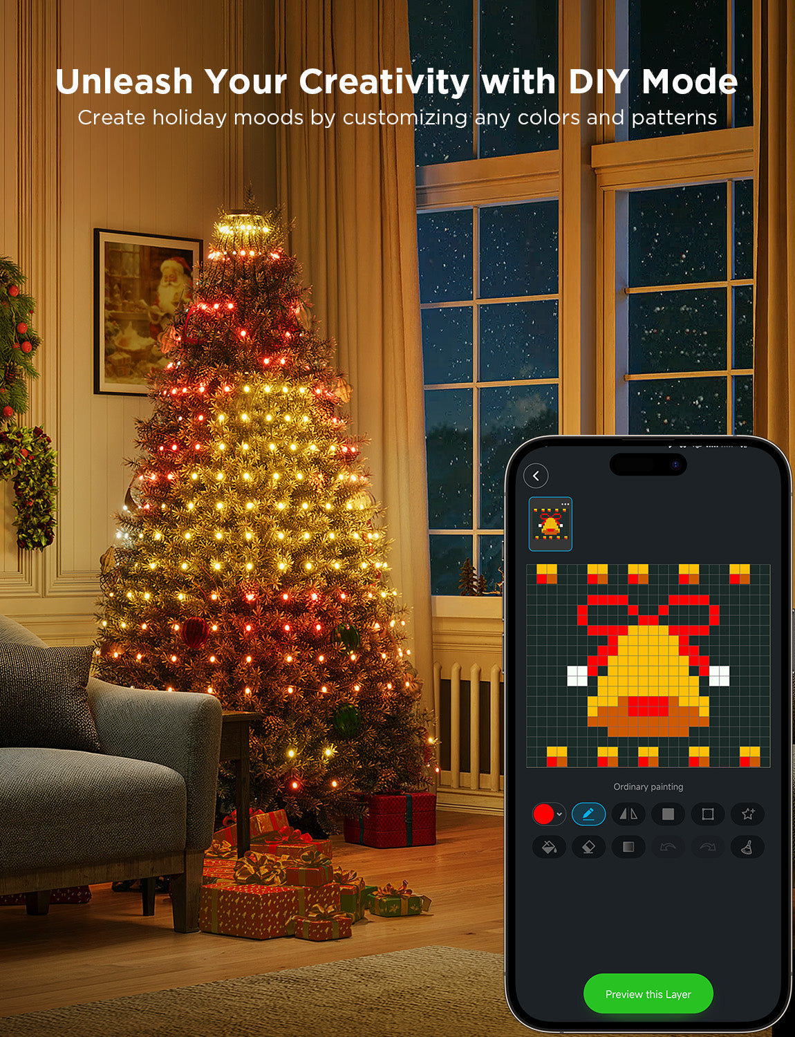 Refurbished Govee Christmas Tree Lights