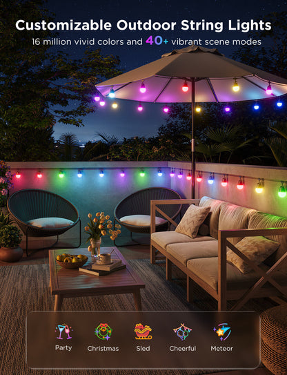 Refurbished Govee Outdoor String Lights 2