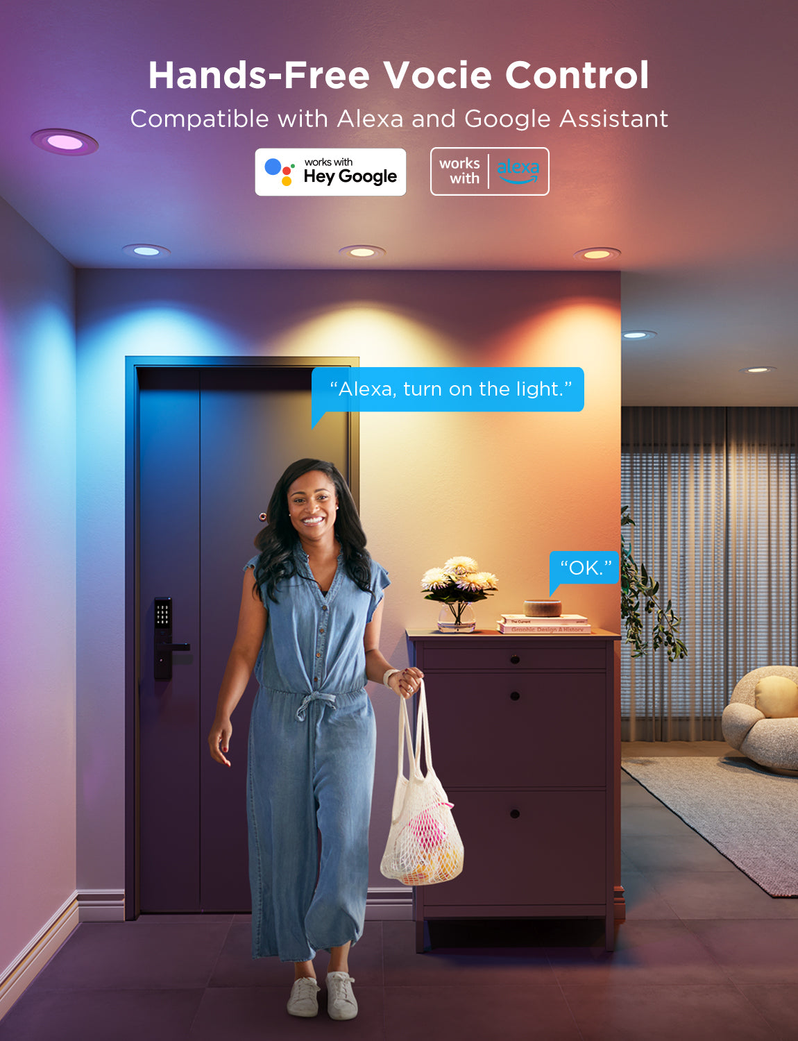 Refurbished Govee Smart Retrofit Recessed Lights