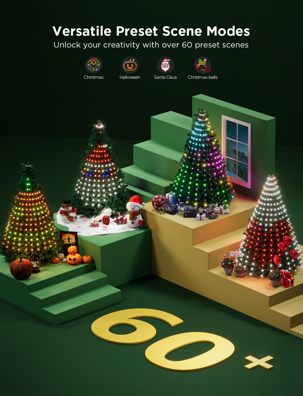 Refurbished Govee Christmas Tree Lights