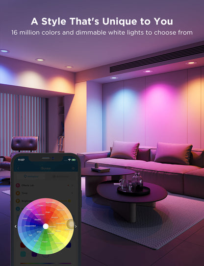 Refurbished Govee Smart Retrofit Recessed Lights