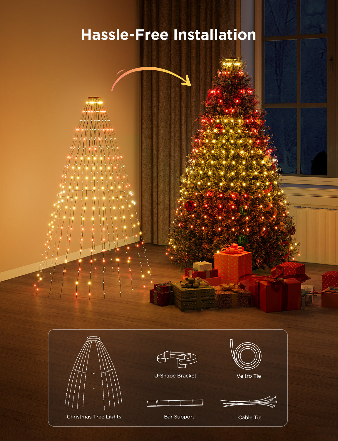 Refurbished Govee Christmas Tree Lights