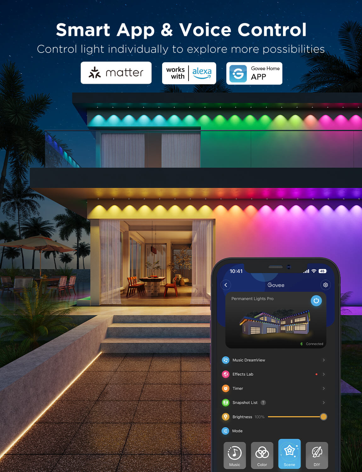 Refurbished Govee Permanent Outdoor Lights Pro