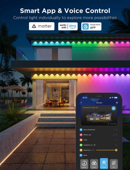 Refurbished Govee Permanent Outdoor Lights Pro