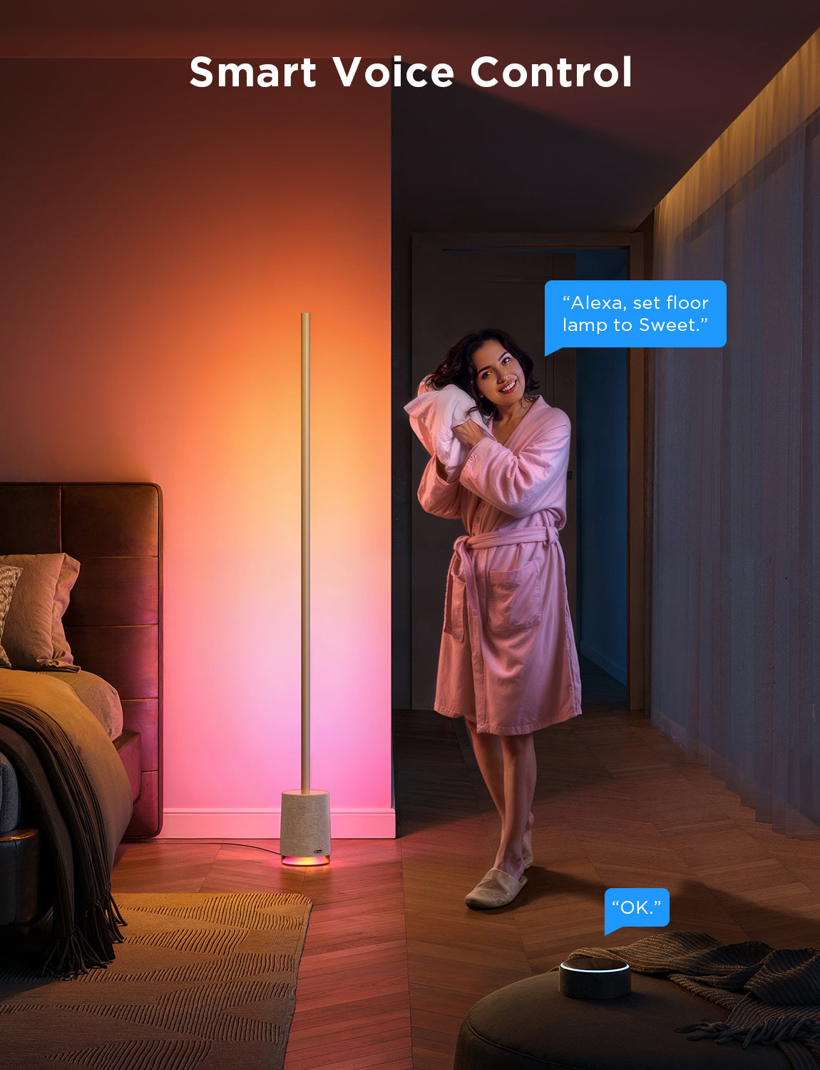 Refurbished Govee RGBICWW Floor Lamp Pro