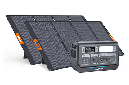 ALLWEI PPS2400 Portable Power Station – 2048Wh Large Capacity, 2400W High Output, Fast Charging Backup Power for Home, RV & Camping