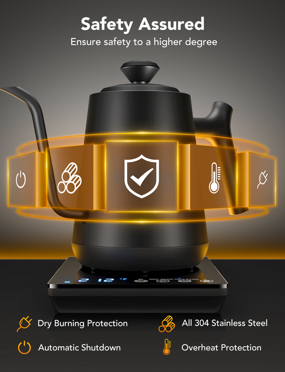 Refurbished GoveeLife Smart Electric Gooseneck Kettle