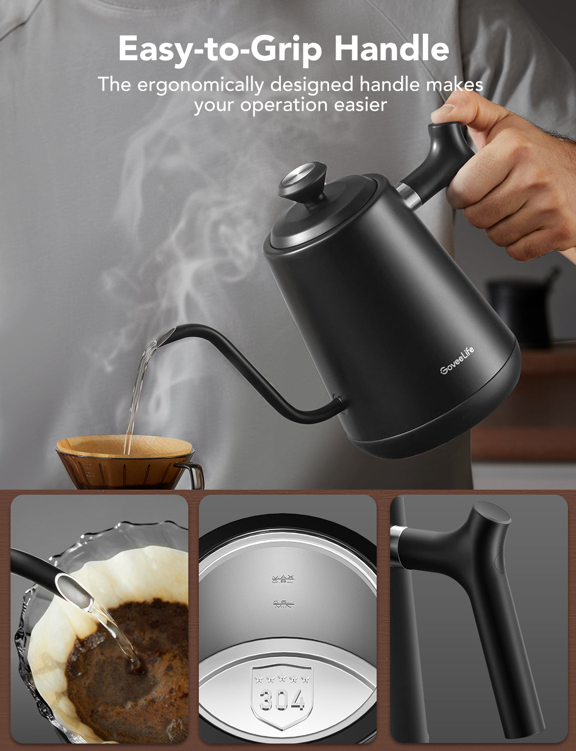 Refurbished GoveeLife Smart Electric Gooseneck Kettle