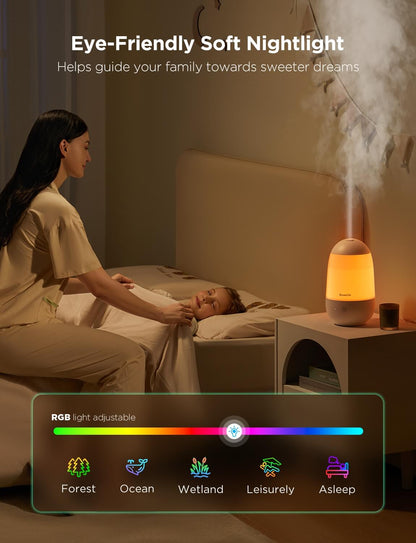 GoveeLife Smart Mini Humidifier for Baby Nursery