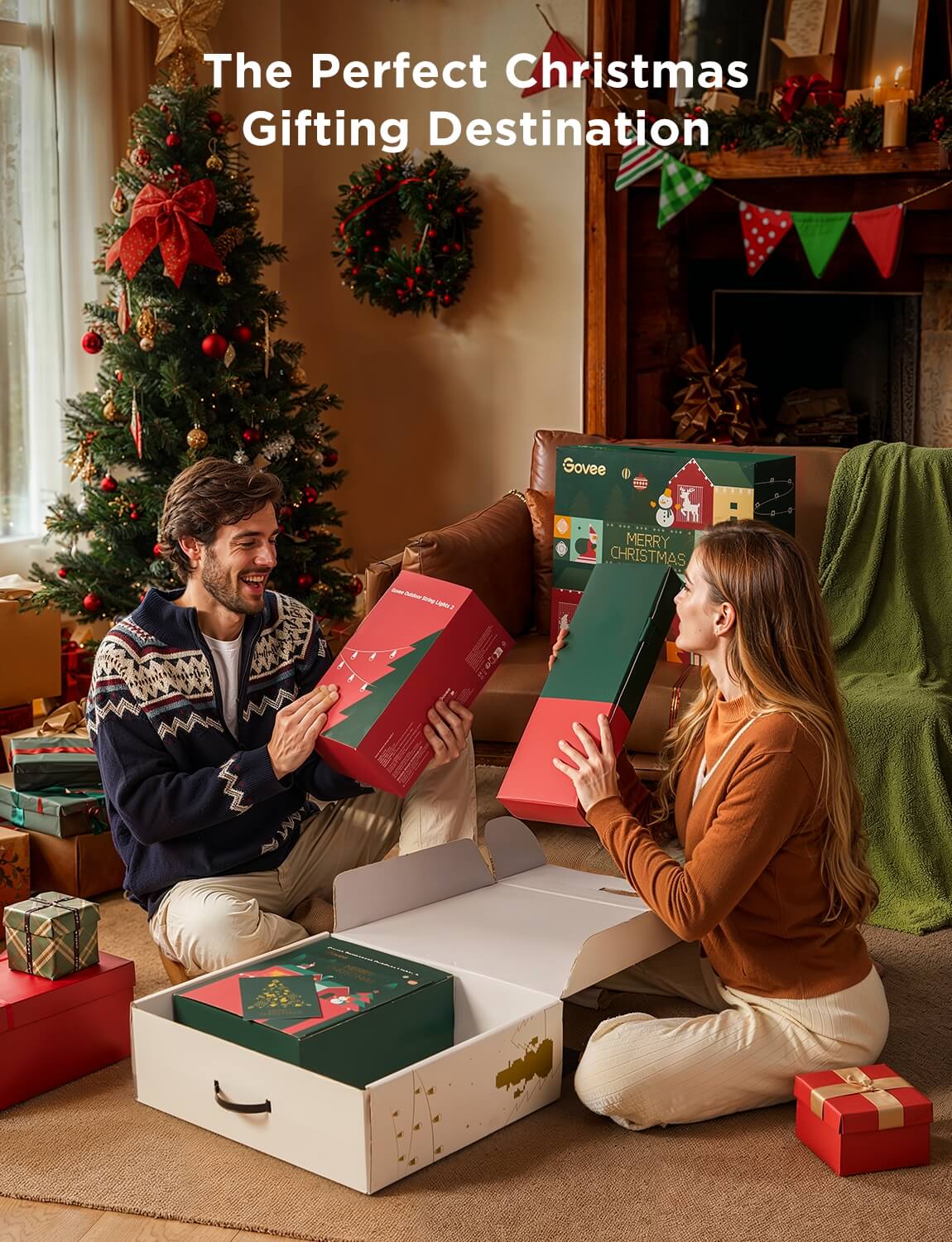Refurbished Govee Santa's Beacon Bundle
