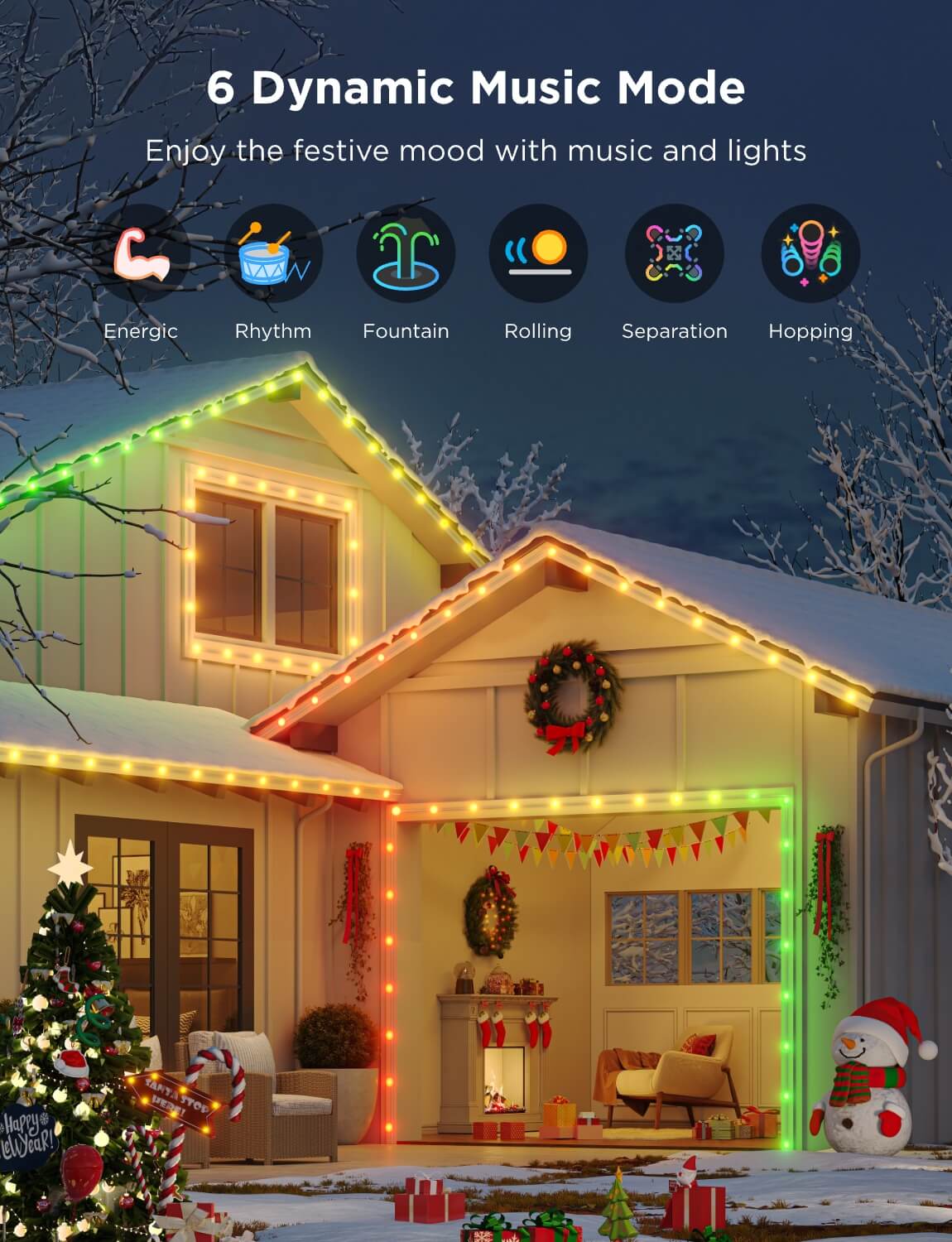 Refurbished Govee Outdoor Dot String Lights