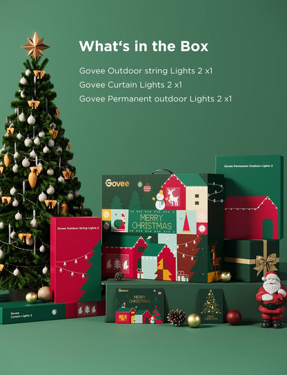 Refurbished Govee Santa's Beacon Bundle
