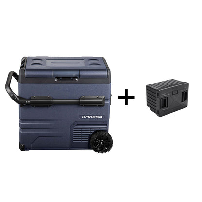 BODEGAcooler 12Volt Refrigerator TWW55 59Qt/55L Dual Zone