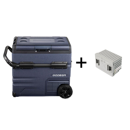 BODEGAcooler 12Volt Refrigerator TWW55 59Qt/55L Dual Zone