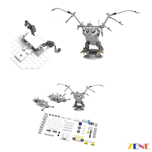 Kit motorizado para LEGO Gringotts Dragón ucraniano Ironbelly Mágico n.° 76417 Power Functions