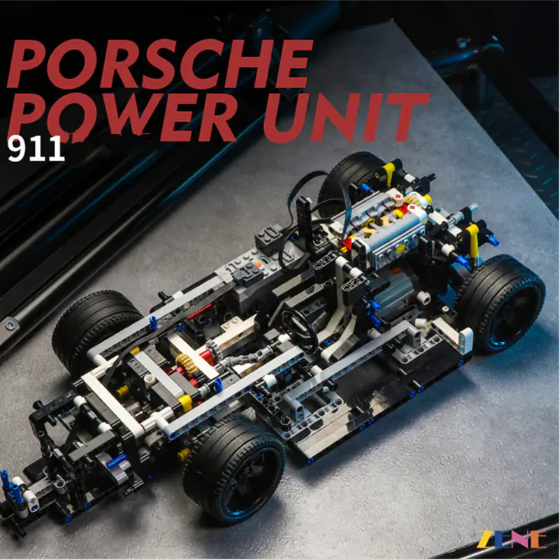 Kit de funciones de potencia para LEGO Porsche 911 RSR n.° 42096 Motor