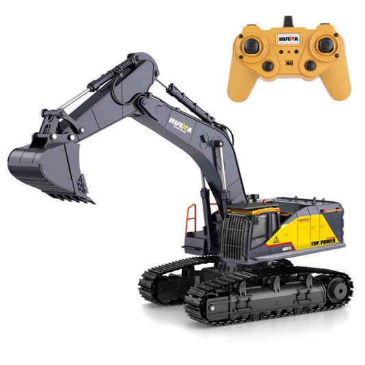Huina 1592 Alloy RC Excavator 1:14 22CH RC Car Toys Gift