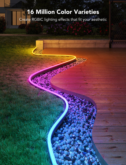 Refurbished Govee RGBIC Outdoor Neon Rope Light