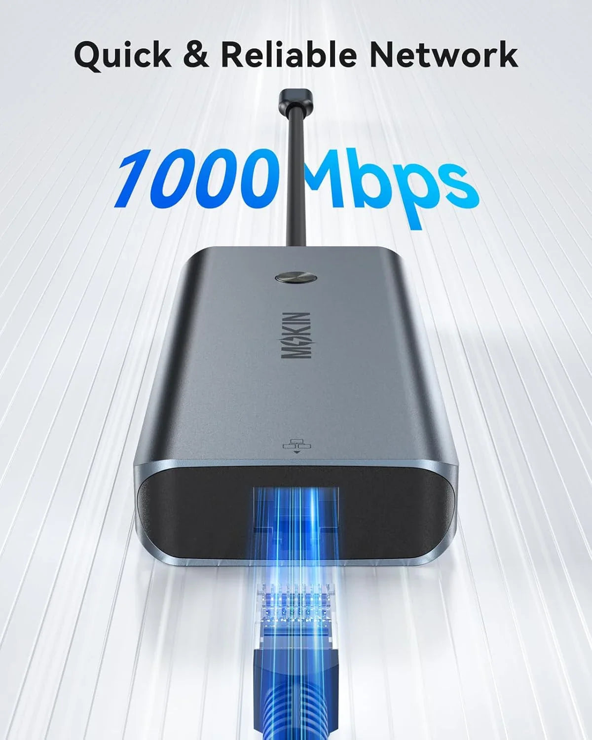 MOKiN 8-in-1 USB-C Hub for On-the-Go Laptop Expansion