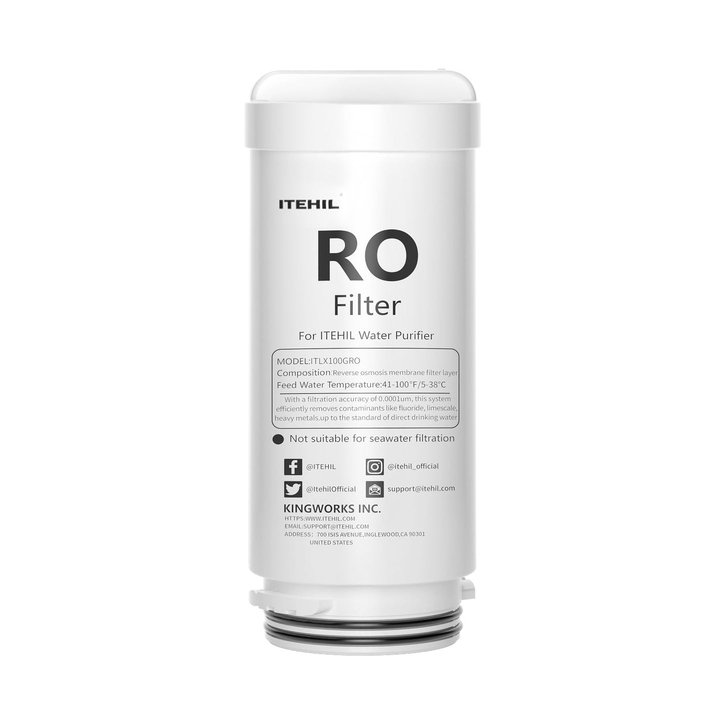 ITEHIL Portable RO Water Filtration System