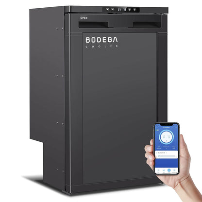BODEGA 12 Volt RV Refrigerator 45L/1.6cu.ft RV Fridge and Freezer