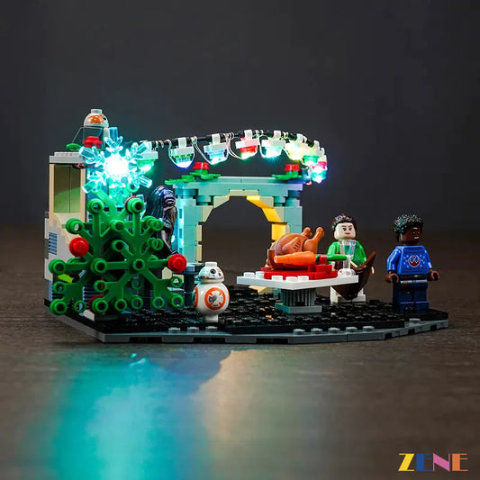 Kit de iluminación para el diorama navideño LEGO Millennium Falcon n.° 40658