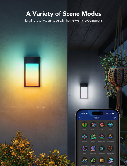 Refurbished Govee Outdoor Wall Light