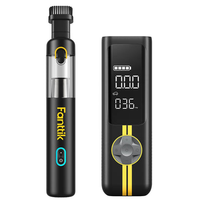 منفاخ إطارات Fanttik X8 APEX™ ومكنسة السيارة Slim V8 Mate