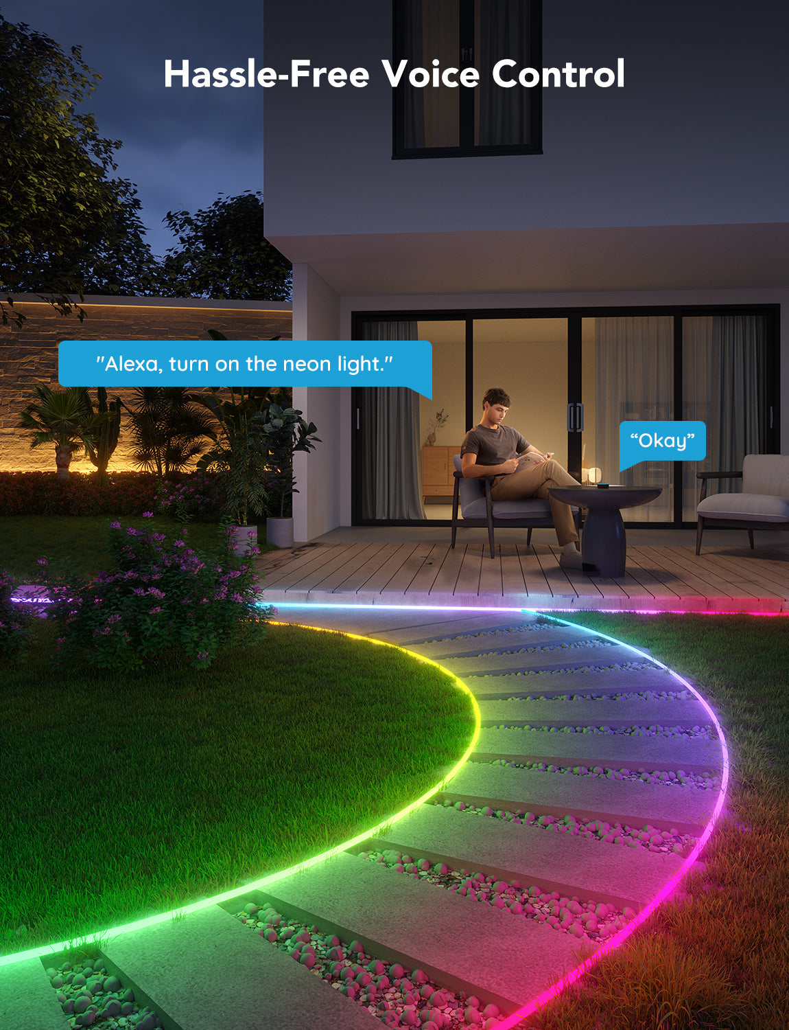 Refurbished Govee RGBIC Outdoor Neon Rope Light