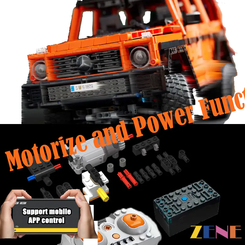 Kit de funciones de potencia para LEGO G500 Mercedes-Benz n.° 42177 RC Lata motorizada después de construir