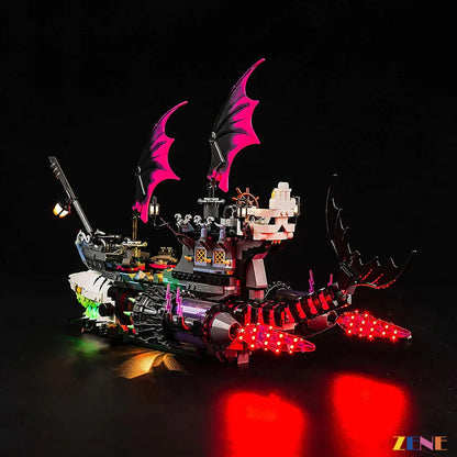 Kit de iluminación para LEGO DREAMZzz Barco Tiburón Pesadilla n.° 71469