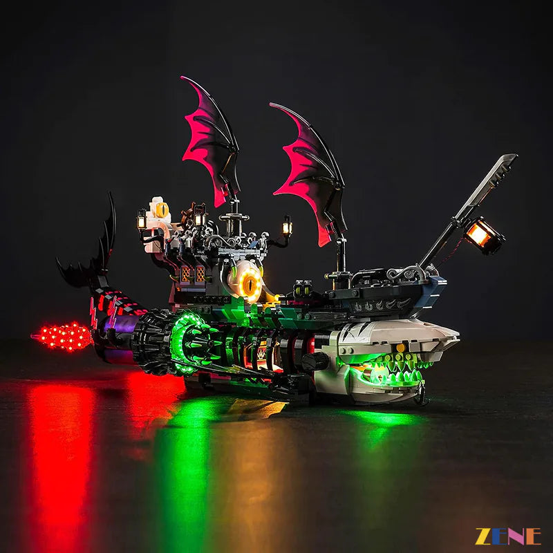 Kit de iluminación para LEGO DREAMZzz Barco Tiburón Pesadilla n.° 71469