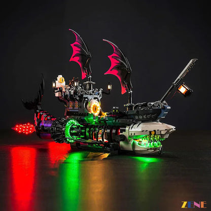 Kit de iluminación para LEGO DREAMZzz Barco Tiburón Pesadilla n.° 71469