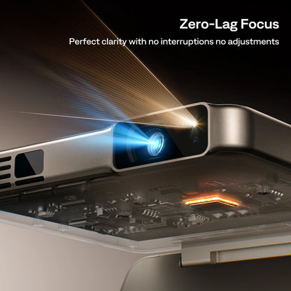 Aurzen ZIP Tri-Fold Portable Mini Projector | US Version