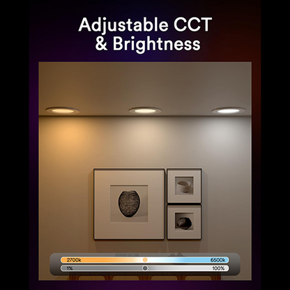Lumary Zigbee Smart Canless Recessed Lighting 6 inch 4PCS