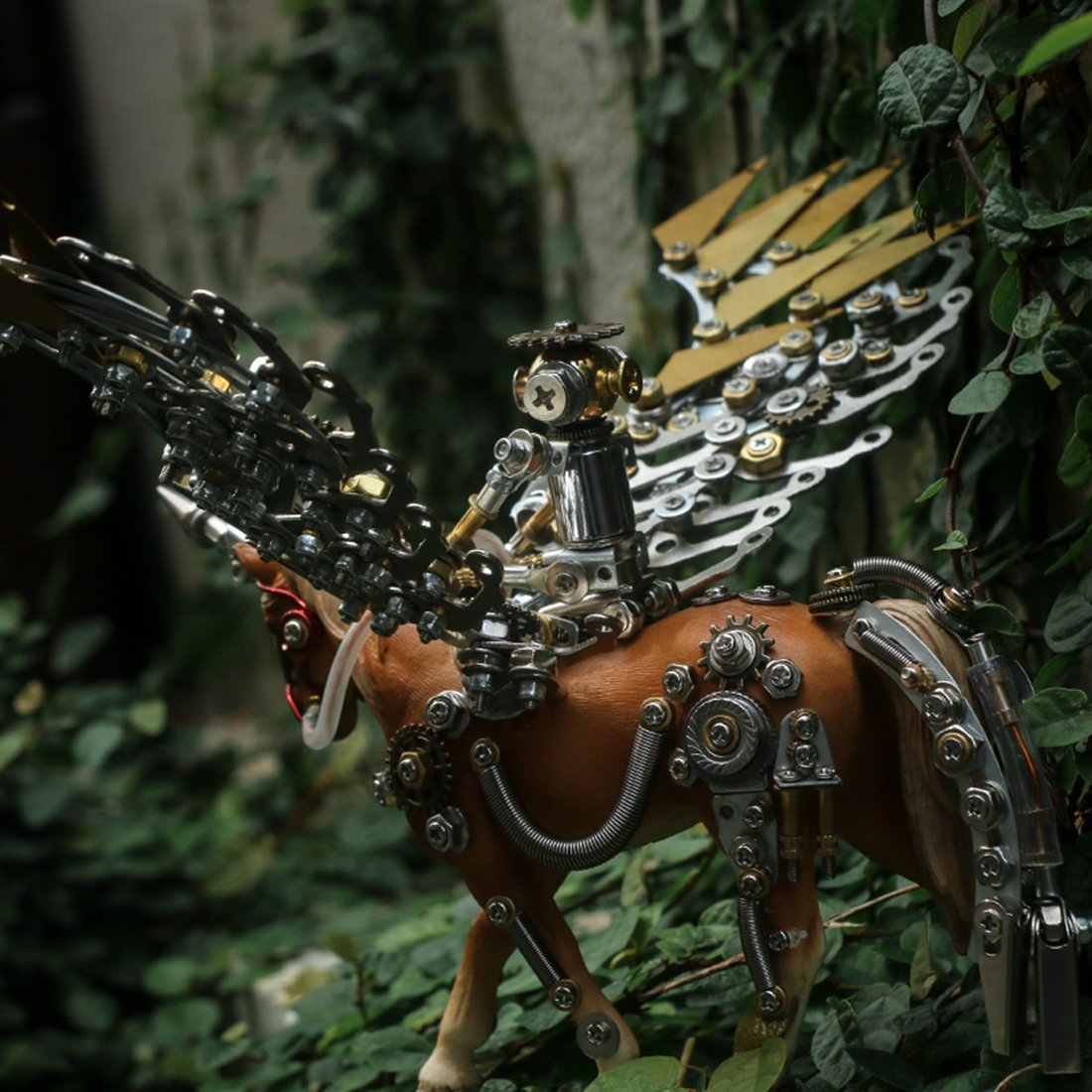 752Pcs DIY 3D Assembly Metal Mechanical Wing Unicorn Angle Model Kit Toy