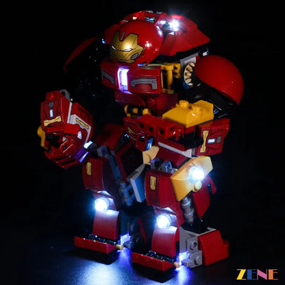 Kit de iluminación para LEGO The Hulkbuster Smash-Up n.° 76104