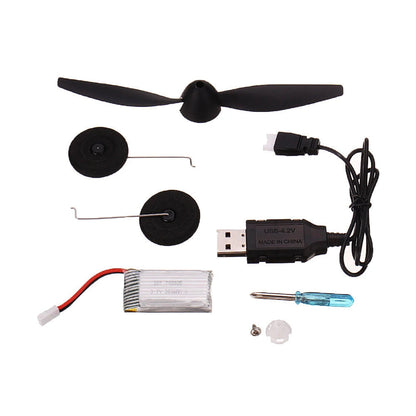 Volantex Mustang P-51D RC Plane 400mm Wingspan 2.4G 6-Axis Gyro Airplane One Key Return EPP for Beginner