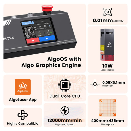AlgoLaser DIY KIT MK2 Diode Laser Engraver