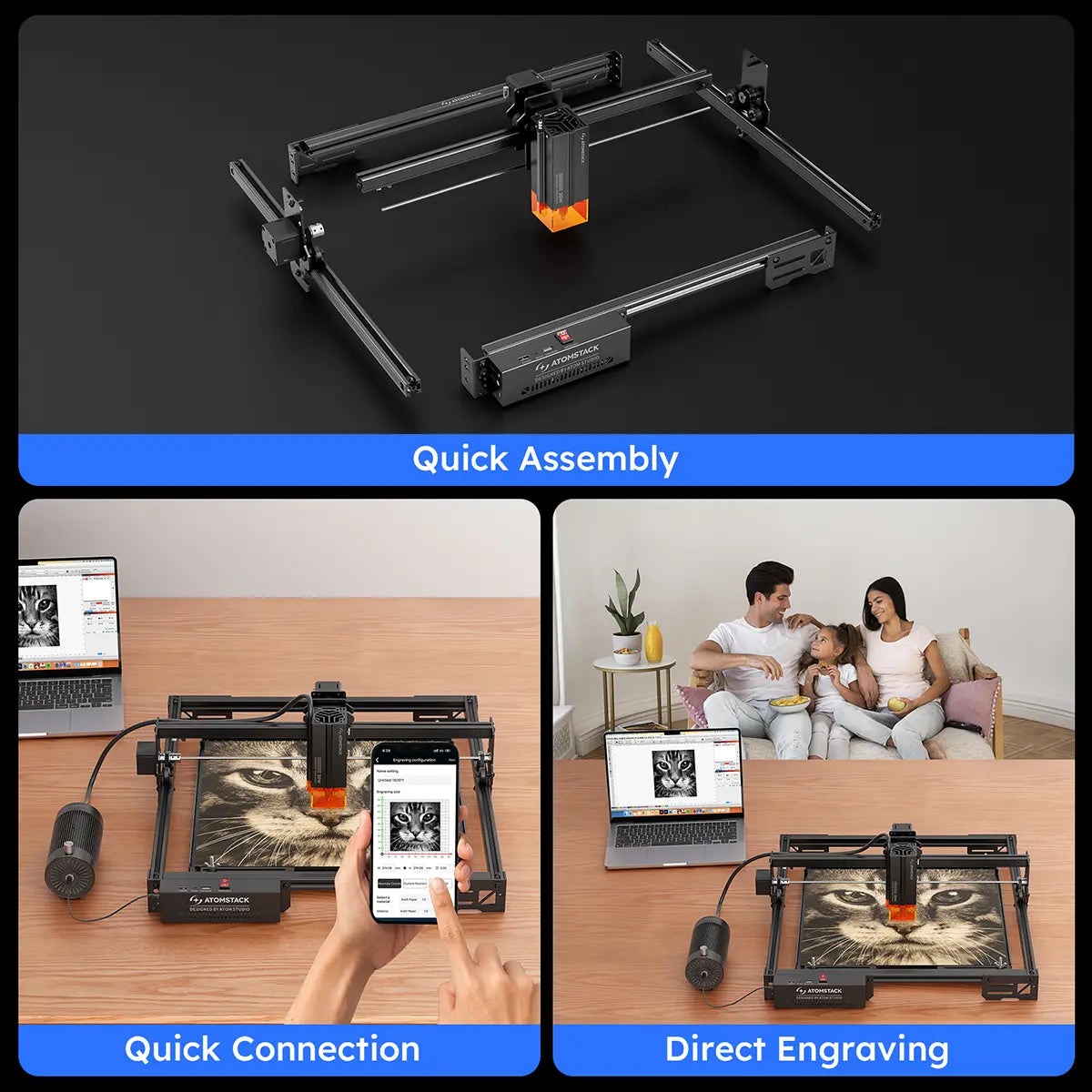 AtomStack A20 Pro V2 20W Laser Engraver