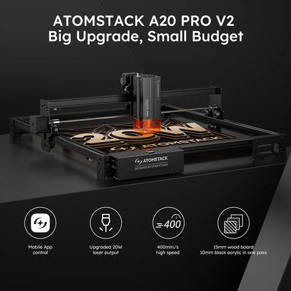 AtomStack A20 Pro V2 20W Laser Engraver